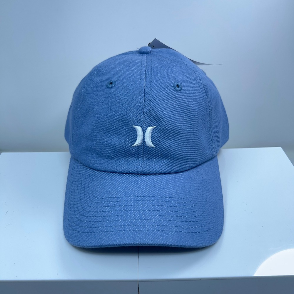 Hurley Womens OS Blue Mom Iconic HNHW0002 Adjustable Snapback Baseball Hat